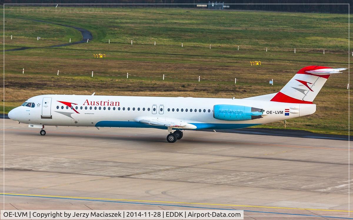 OE-LVM, 1991 Fokker F100 (F-28-0100) C/N 11361, Fokker 100