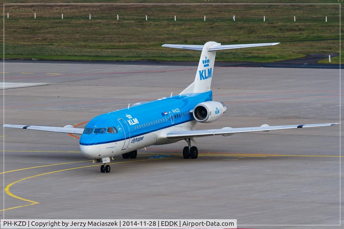 PH-KZD, 1997 Fokker 70 (F-28-0070) C/N 11582, Fokker 70