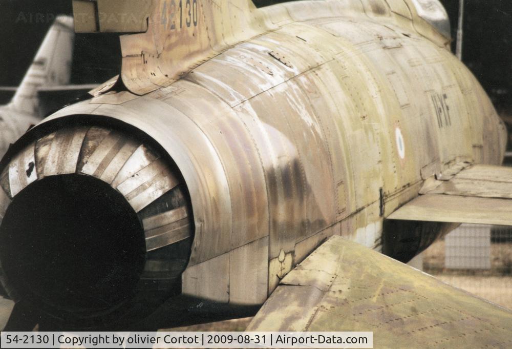 54-2130, 1954 North American F-100D Super Sabre C/N 223-10, rear view