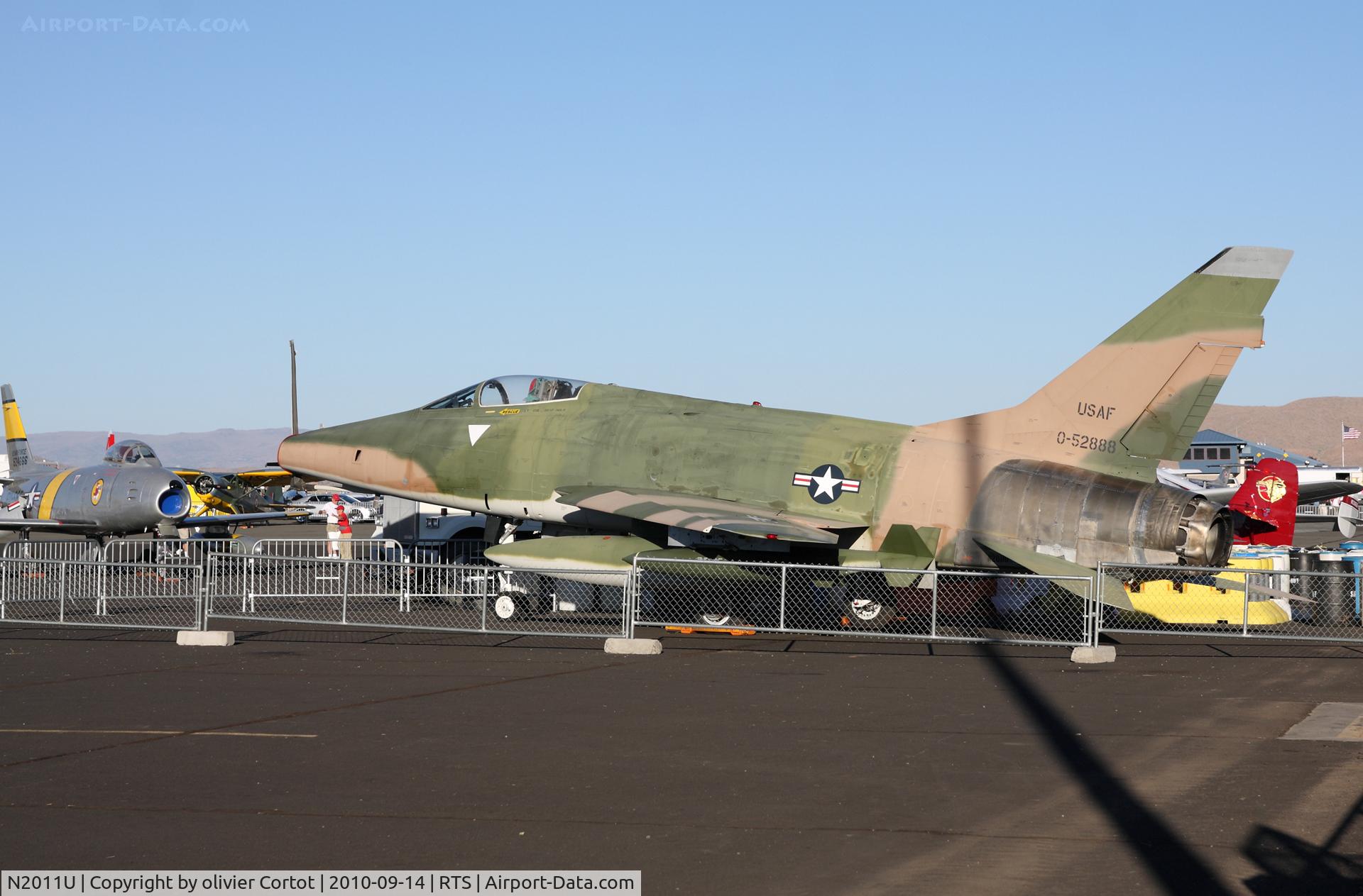N2011U, 1955 North American F-100D Super Sabre C/N 224-155, could it be this one ?