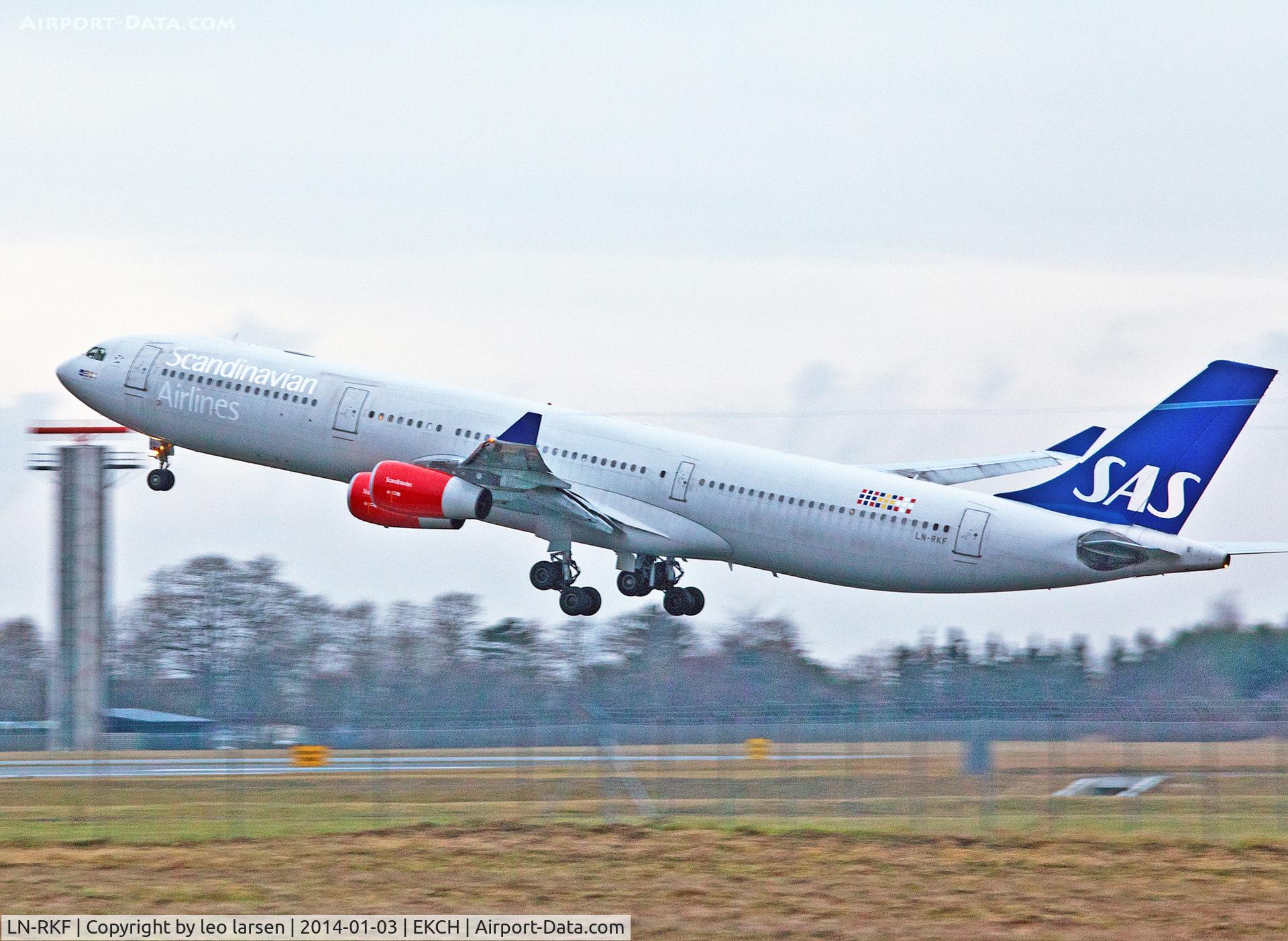 LN-RKF, 2001 Airbus A340-313X C/N 413, Copenhagen 3.1.14
