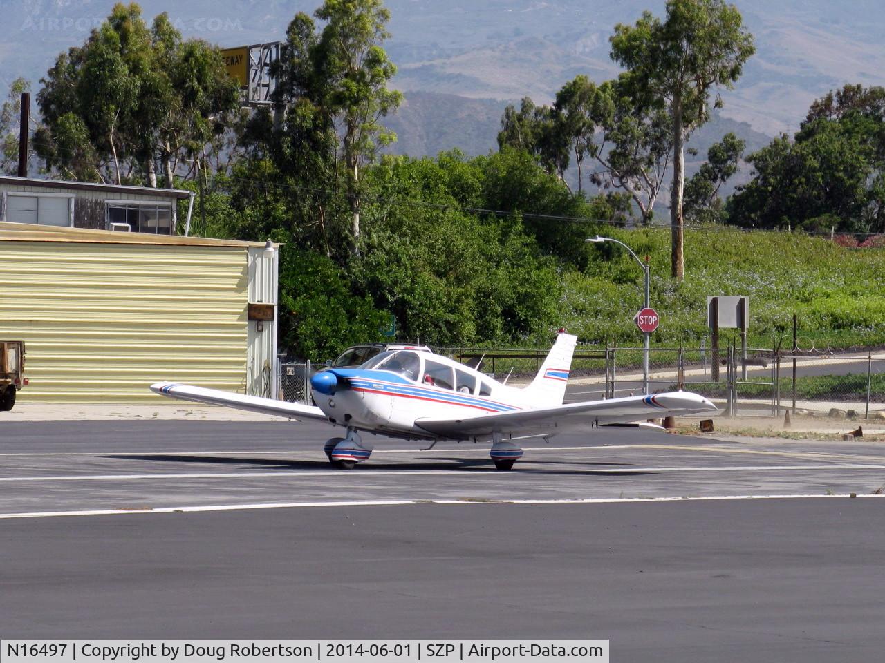 N16497, 1973 Piper PA-28-235 Cherokee Charger C/N 28-7310101, 1973 Piper PA-28-235 CHEROKEE CHARGER, Lycoming O-540-D4B5 235 Hp, taking the active