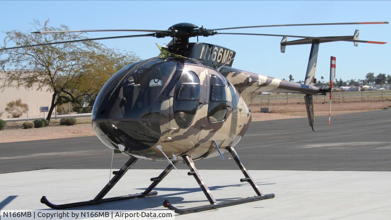 N166MB, 1980 Hughes 369D C/N 1000831D, N166MB