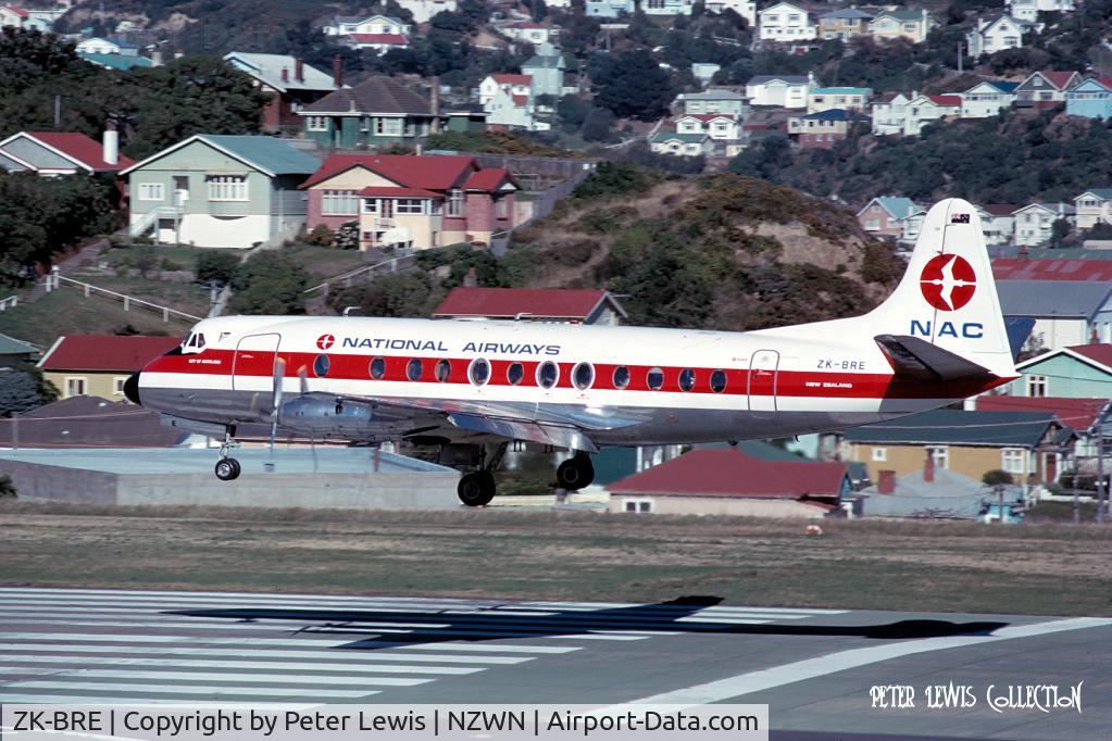 ZK-BRE, 1959 Vickers Viscount 807 C/N 282, NZ National Airways Corp., Wellington