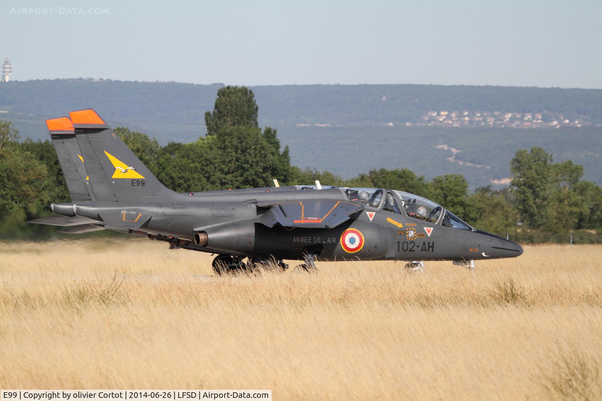 E99, Dassault-Dornier Alpha Jet E C/N E99, end of the 2nd escadre, june 2014