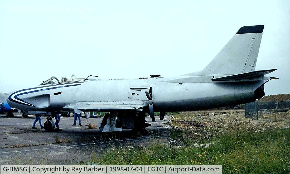 G-BMSG, 1956 Saab A32A Lansen C/N 32-028, Saab A32A Lansen [32028] Cranfield~G 04/07/1998