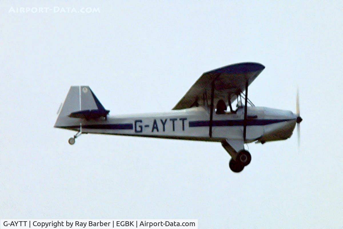 G-AYTT, 1973 Luton LA-3 Minor (Phoenix PM-3) C/N PFA 841, Pheonix PM-3 Duet [PFA 841] Sywell~G 03/07/1976. From a slide.