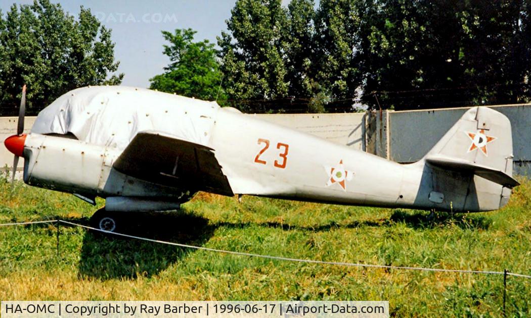 HA-OMC, 1958 Let Aero Ae-45S Super C/N 04-009, Aero 45S [04-009] (Hungarian Air Force) Szolnok Museum~HA 17/06/1996. Shown here in former scheme.