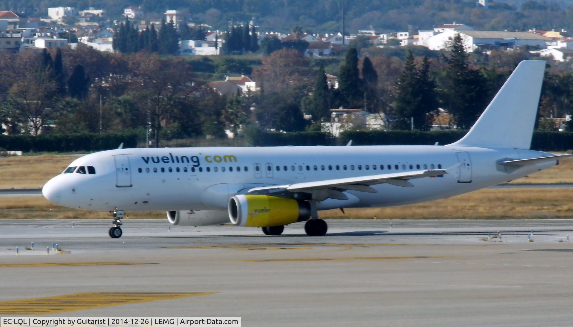 EC-LQL, 2002 Airbus A320-232 C/N 1749, Just landed at Malaga