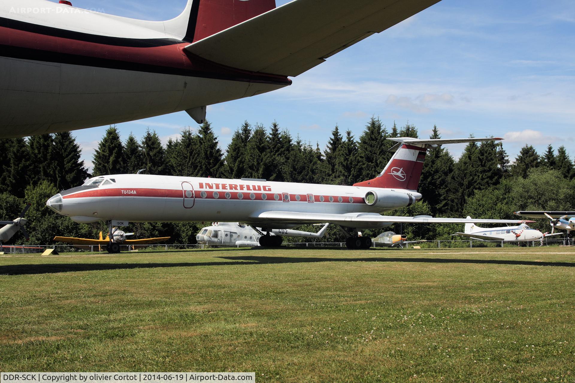 DDR-SCK, 1971 Tupolev TU-134AK C/N 1351304, Hemerskeil museum