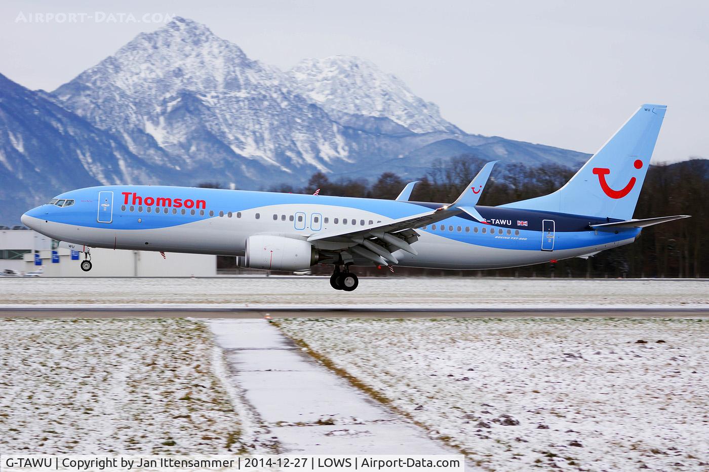G-TAWU, 2014 Boeing 737-8K5 C/N 37263, g-tawu