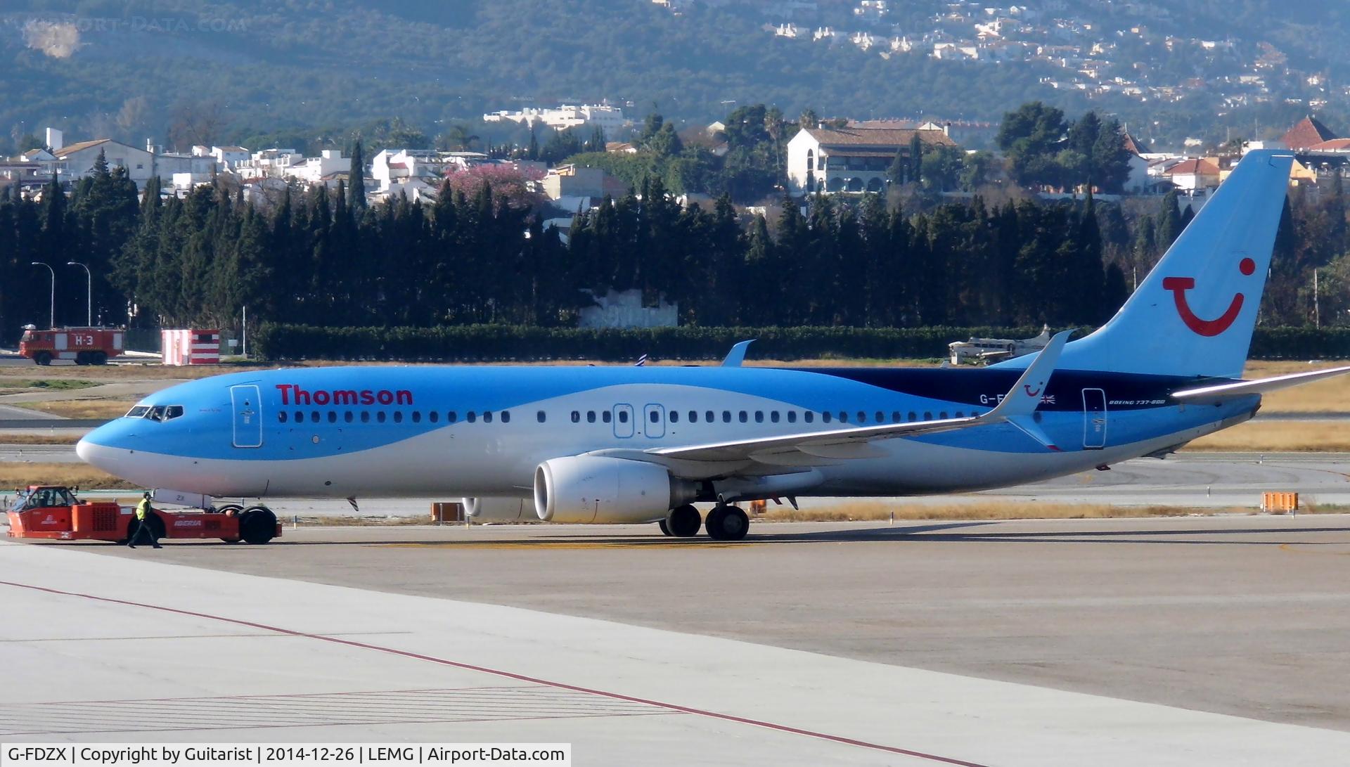 G-FDZX, 2011 Boeing 737-8K5 C/N 37258, Pushed back and ready to go.