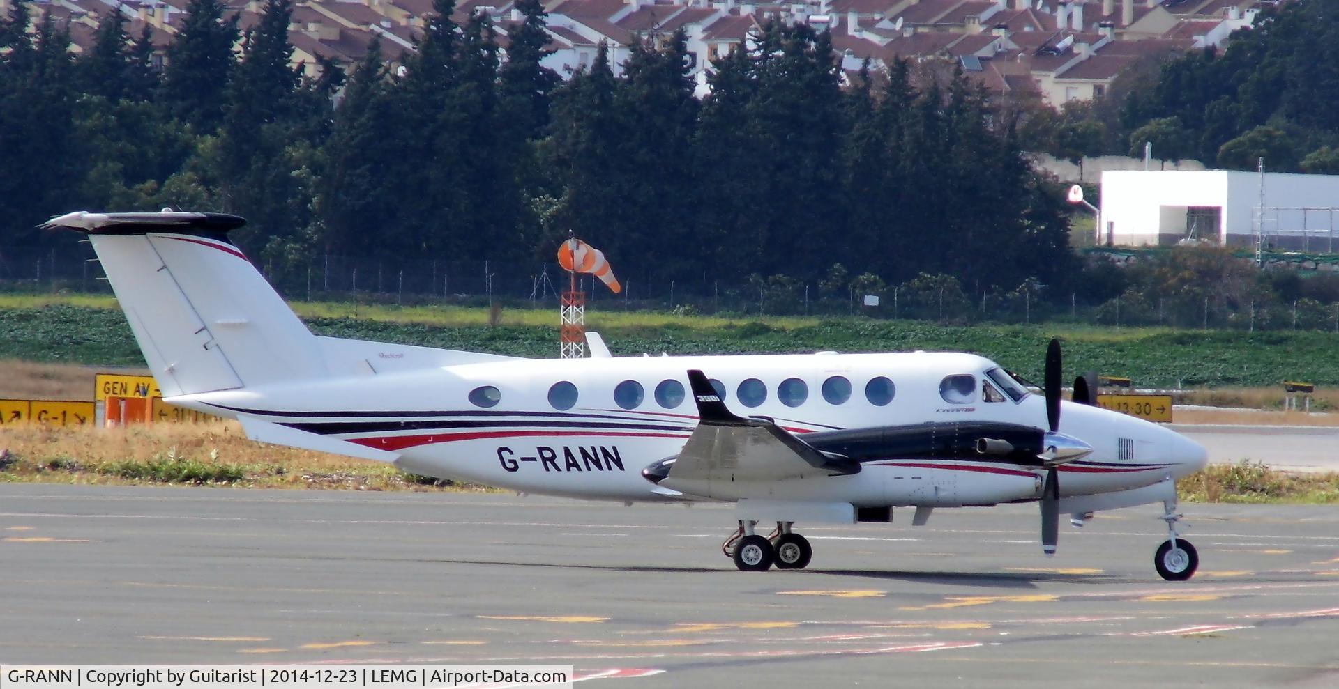 G-RANN, 2013 Beech B300 King Air King Air C/N FL-899, On the GA at Malaga