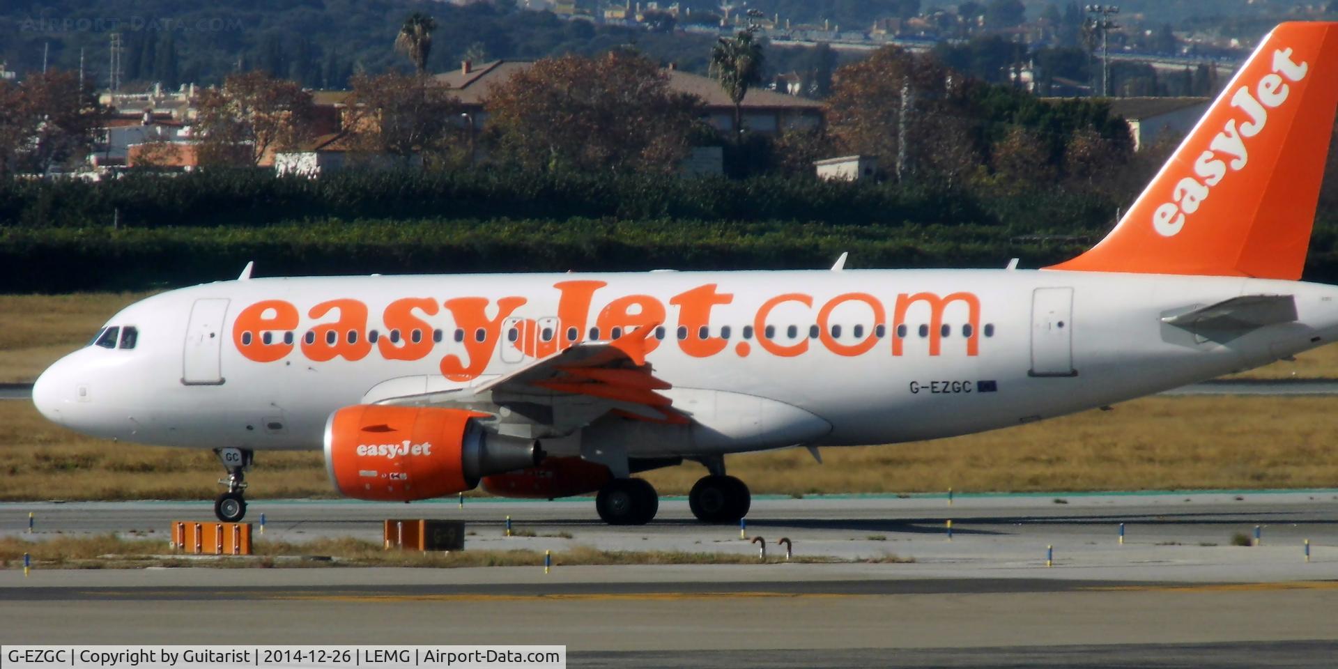 G-EZGC, 2010 Airbus A319-111 C/N 4444, Malaga departure