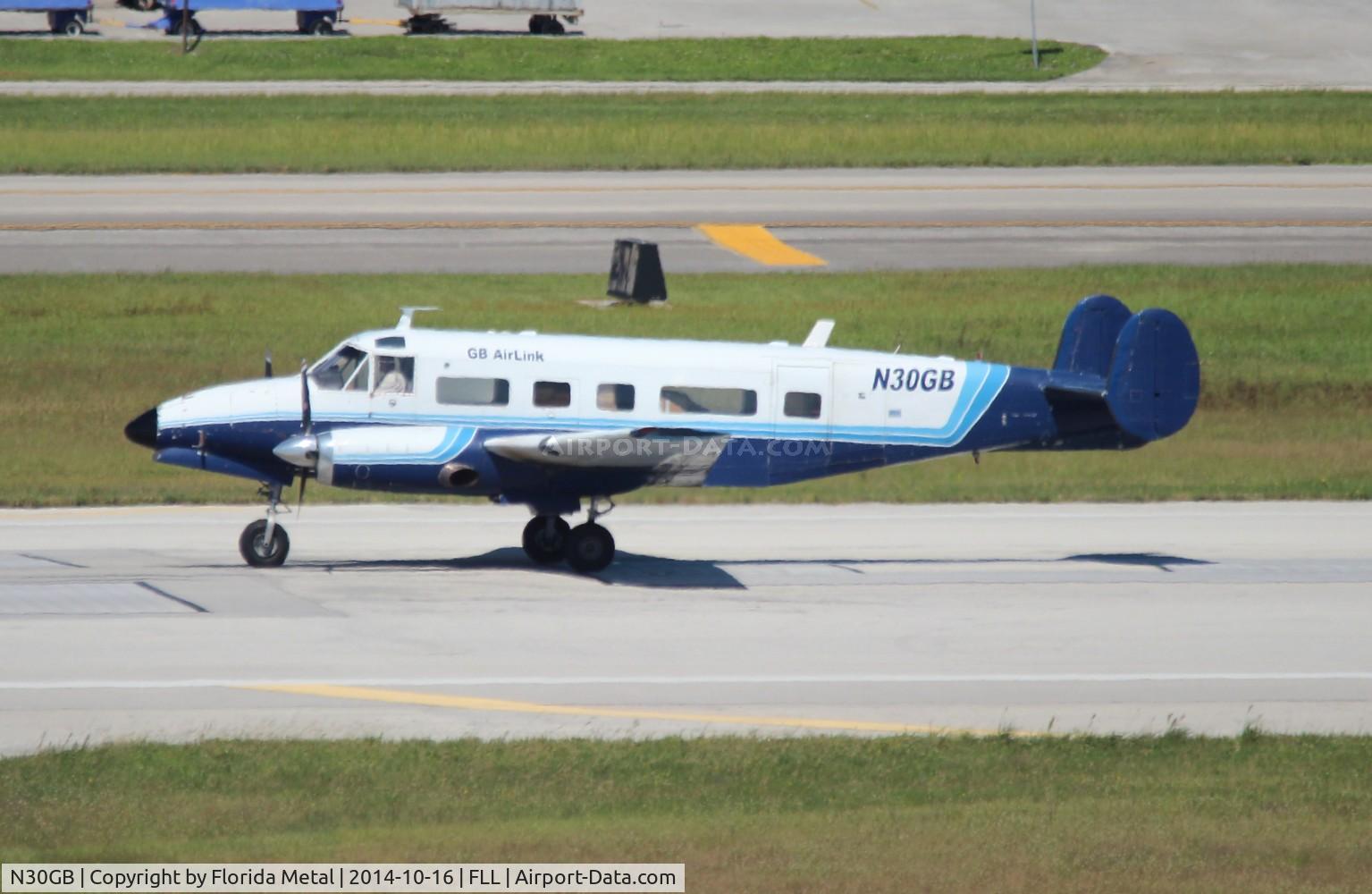 N30GB, 1964 Beech H-18 Tri-Gear C/N BA-688, GB Airlink
