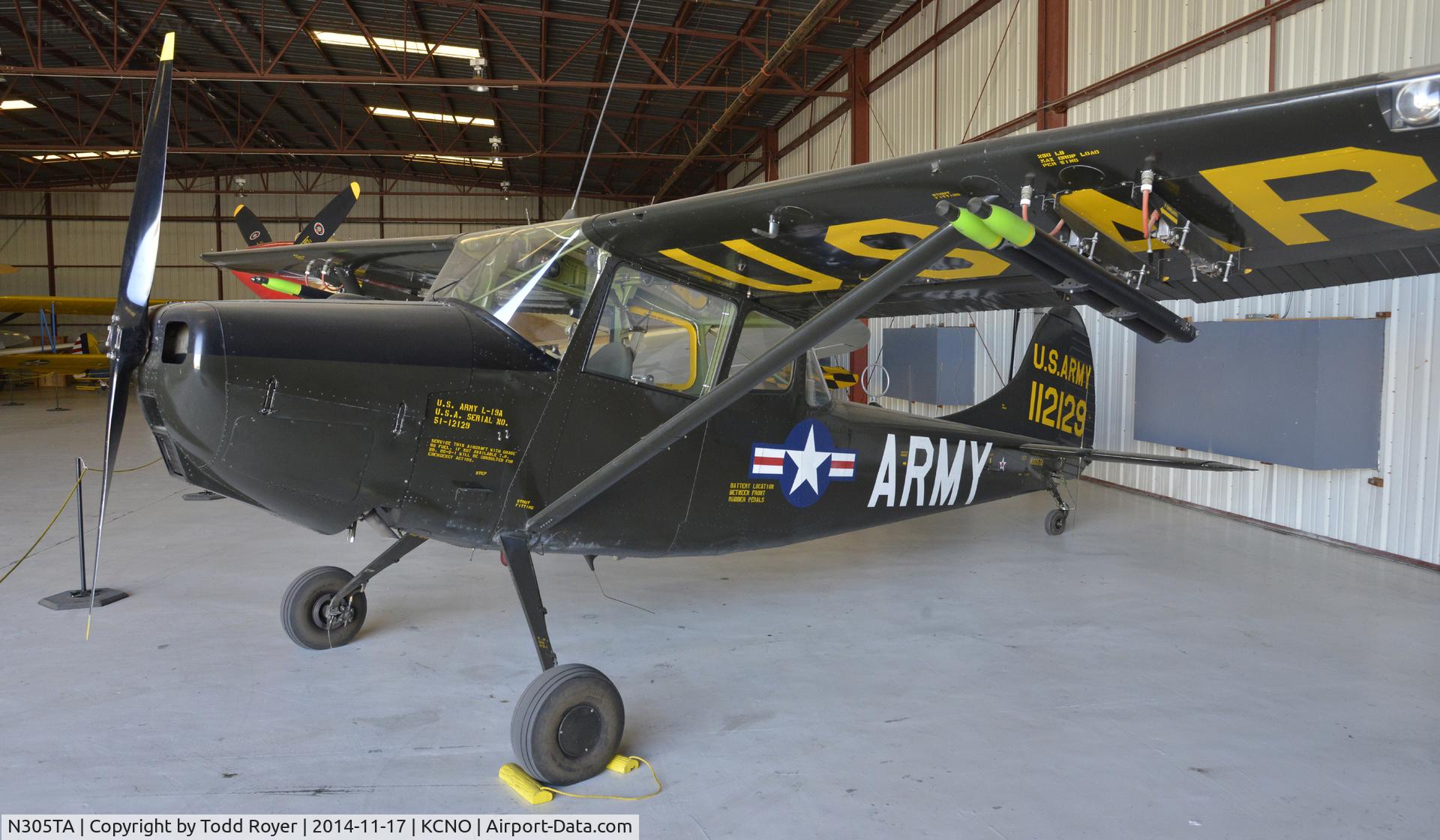 N305TA, 1951 Cessna 305A C/N 22443, On display at the Planes of Fame Chino location