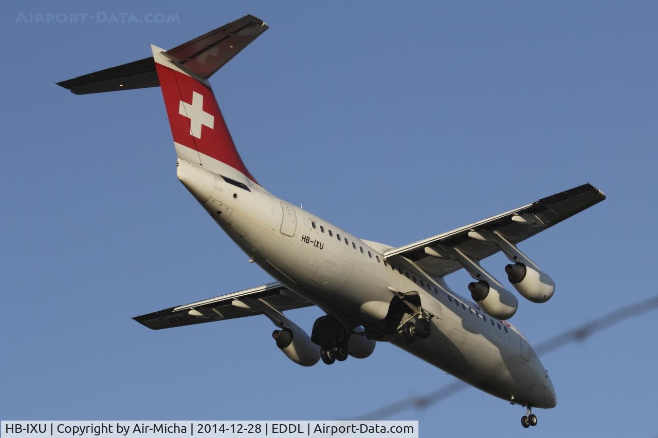 HB-IXU, 1995 British Aerospace Avro 146-RJ100 C/N E3276, Swiss