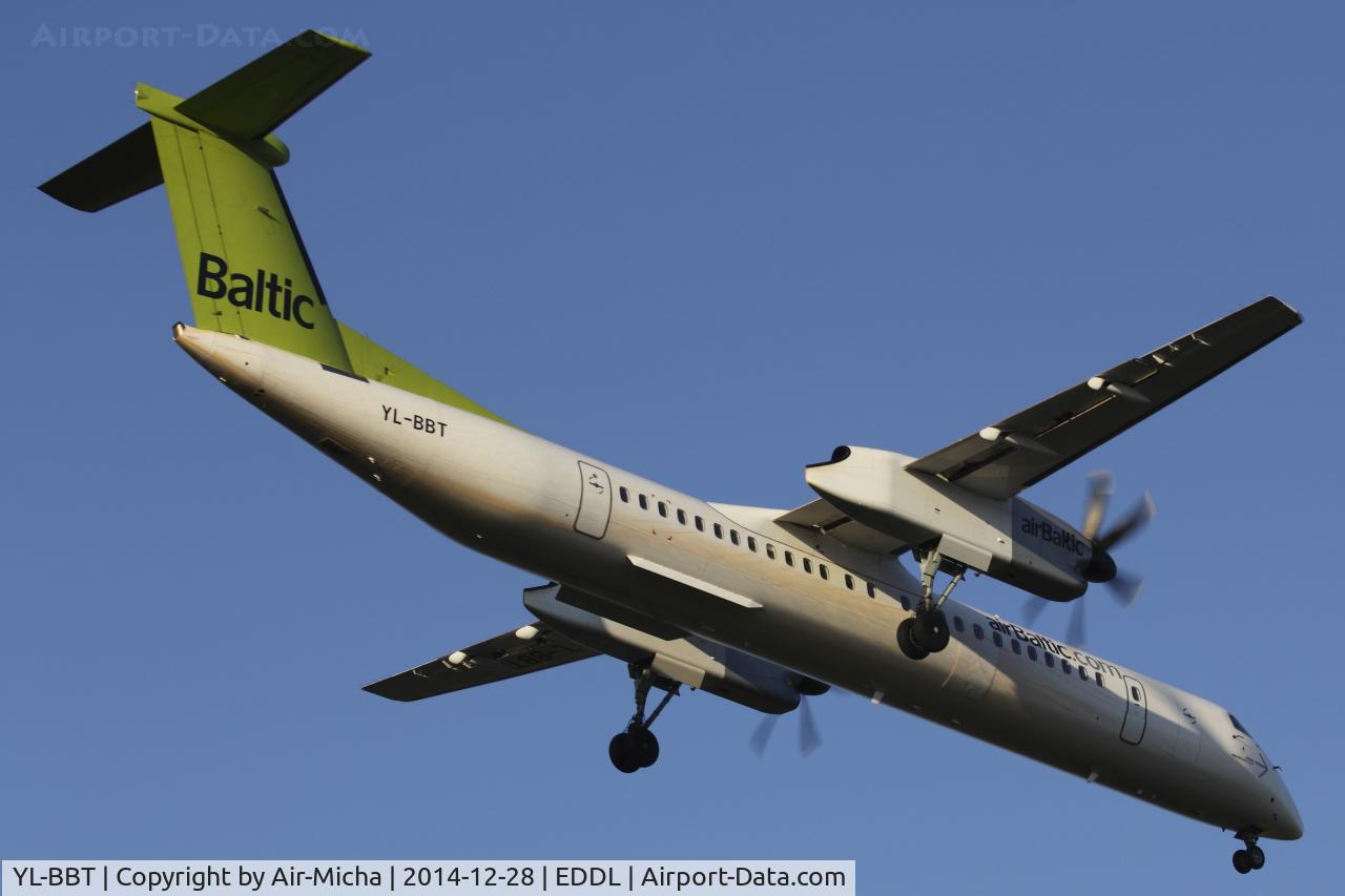 YL-BBT, 2013 De Havilland Canada DHC-8-402 Q400 Dash 8 C/N 4438, Air Baltic