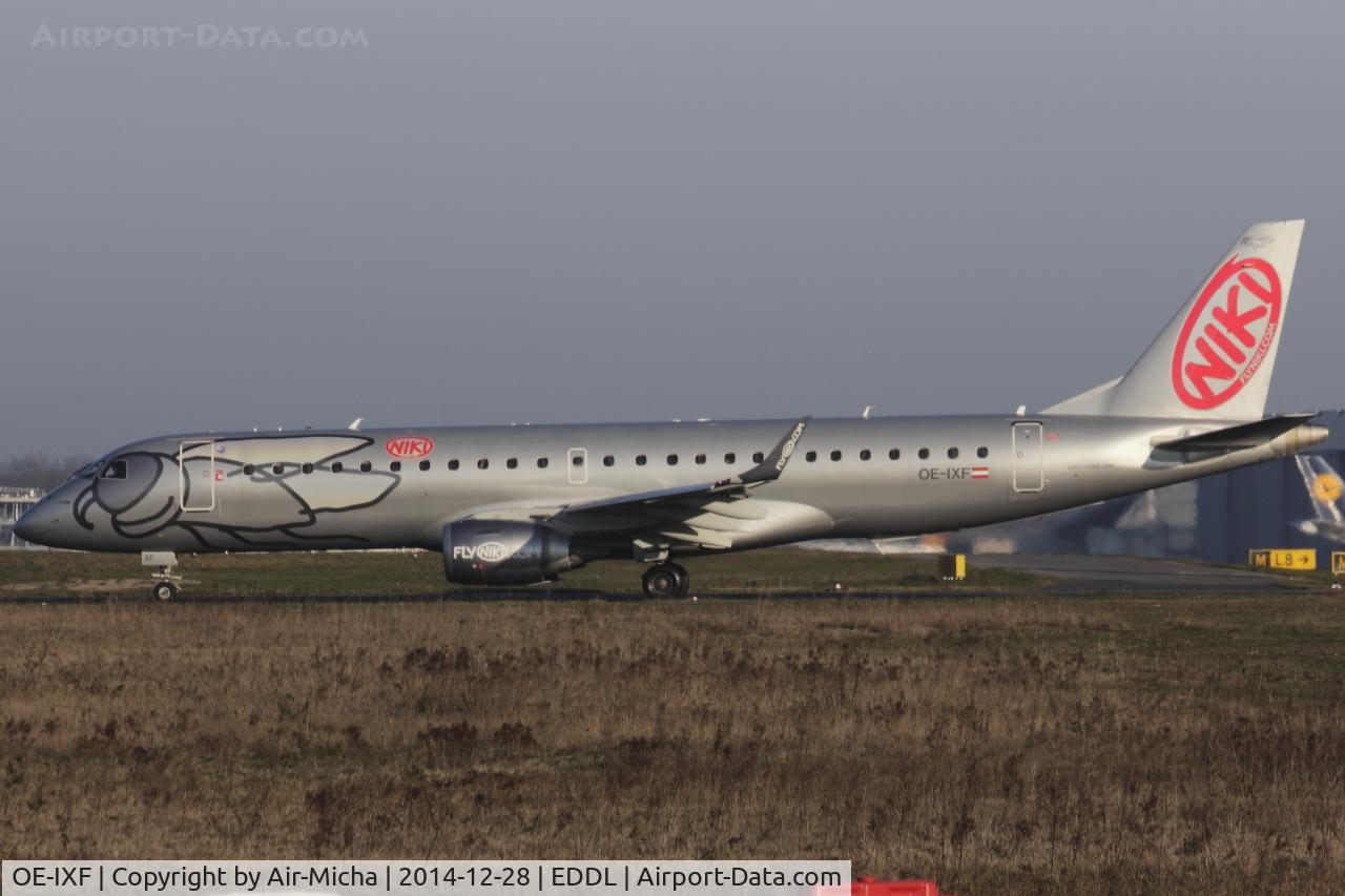 OE-IXF, 2011 Embraer 190LR (ERJ-190-100LR) C/N 19000420, Nikifly