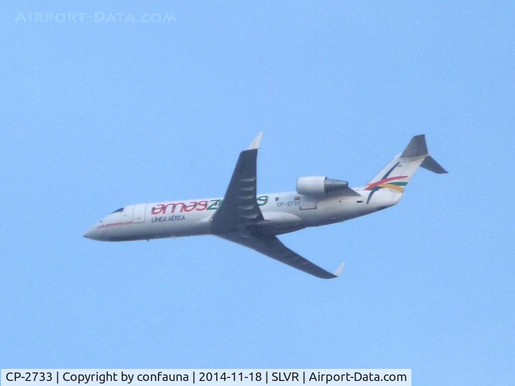 CP-2733, 1998 Canadair CRJ-200LR (CL-600-2B19) C/N 7217, Amaszonas arriving to Viru Viru
