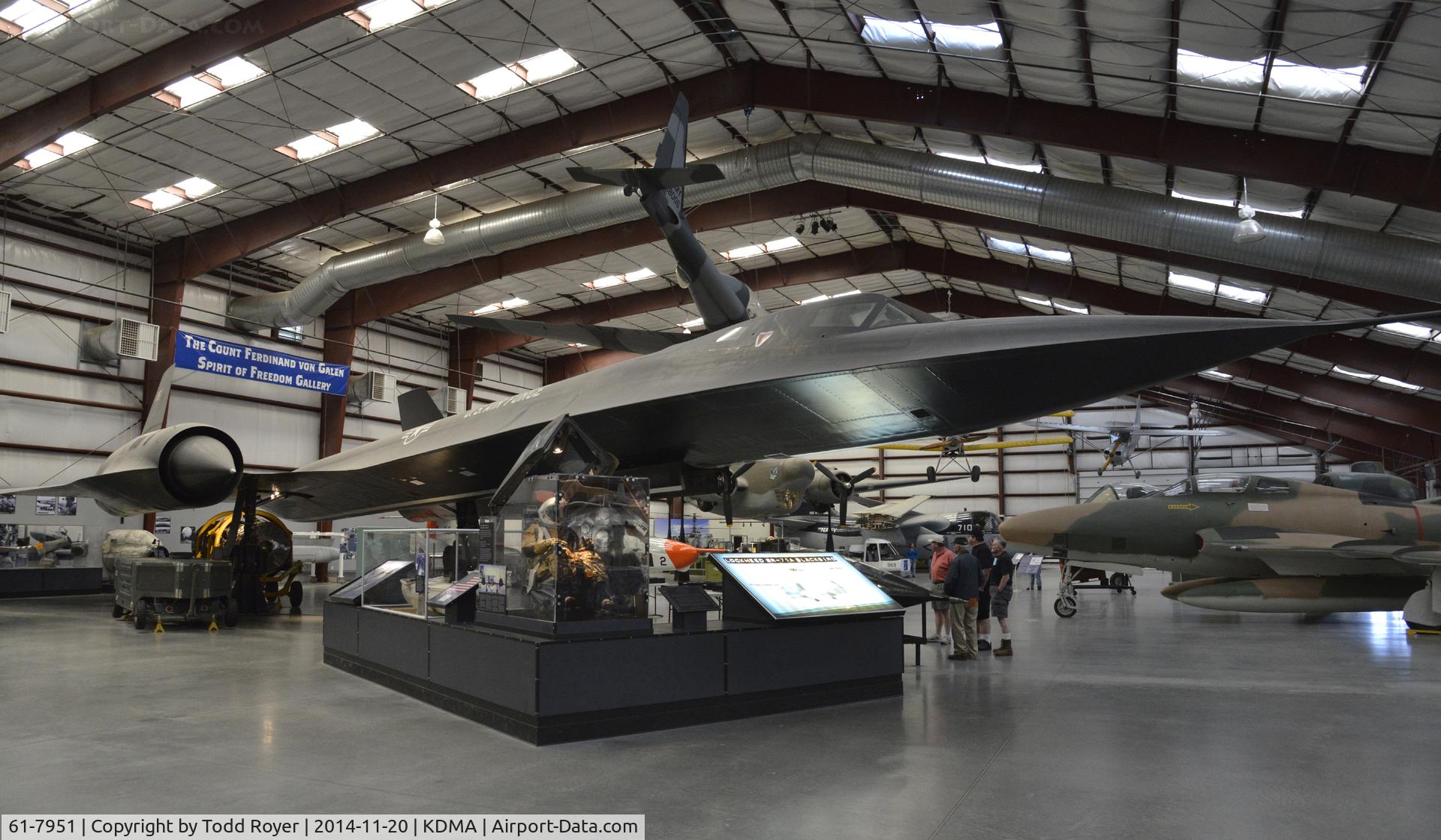 61-7951, 1961 Lockheed SR-71A Blackbird C/N 2002, On display at the Pima Air and Space Museum