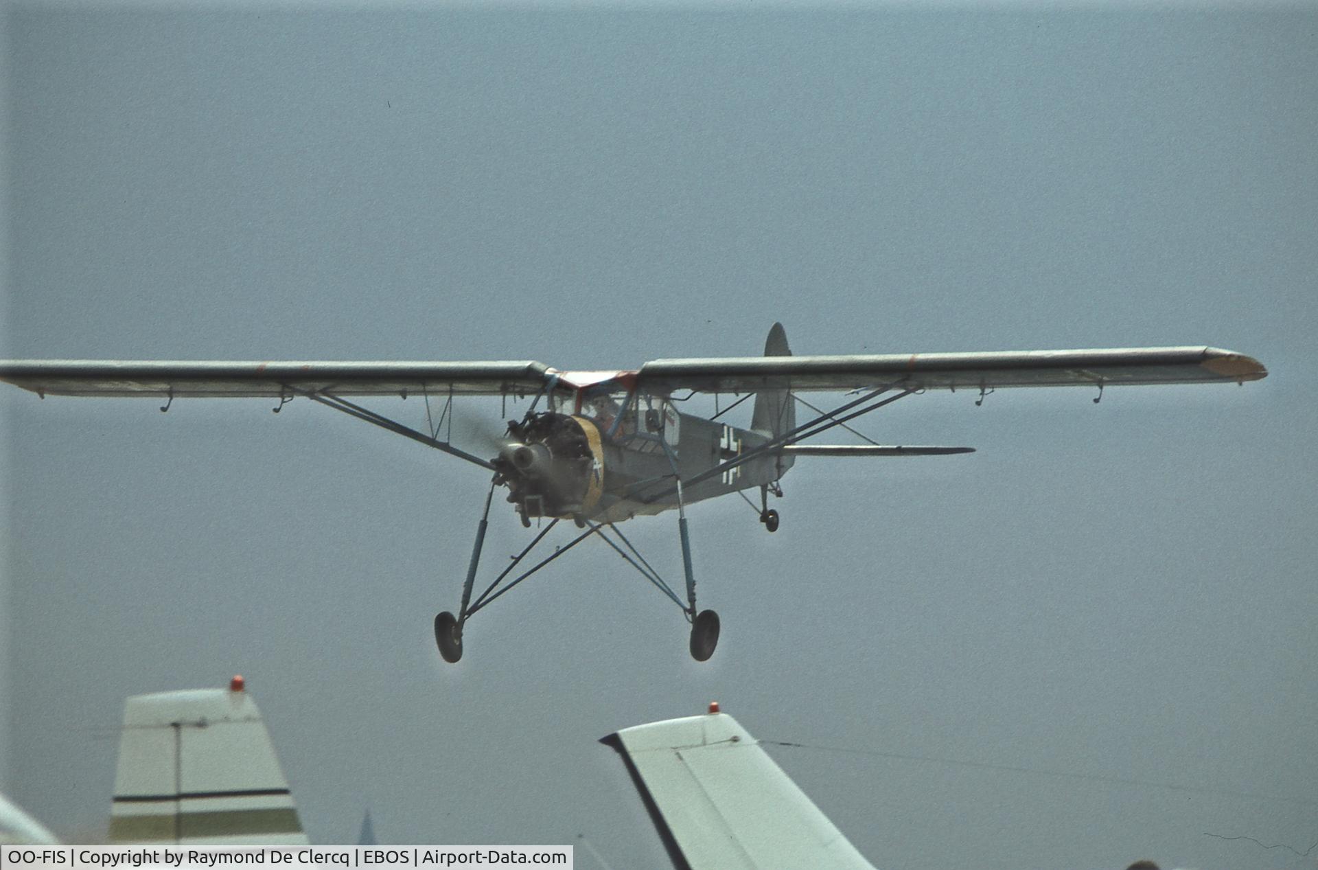 OO-FIS, 1947 Morane-Saulnier MS-505 Criquet C/N 695, Ostend airshow 1978.