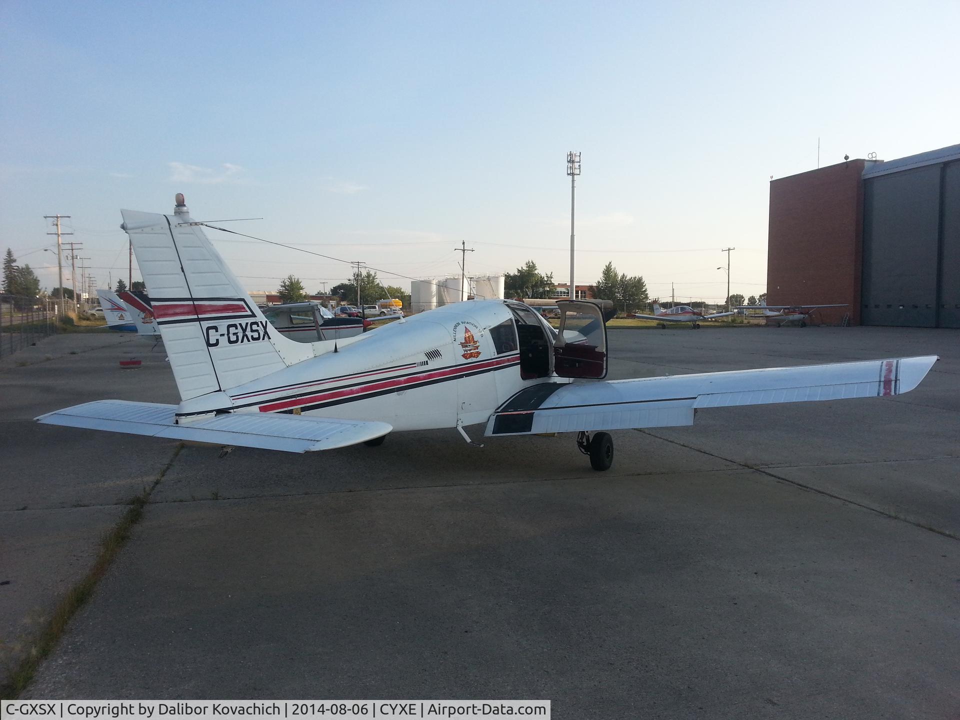 C-GXSX, 1973 Piper PA-28-140 C/N 28-7325175, Millennium aviation trainer aircraft