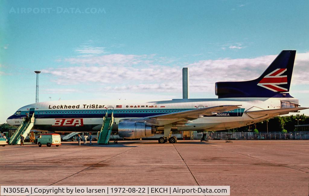 N305EA, 1972 Lockheed L.1011-193A TriStar C/N 1006, Demo, Copenhagen 22.8.72