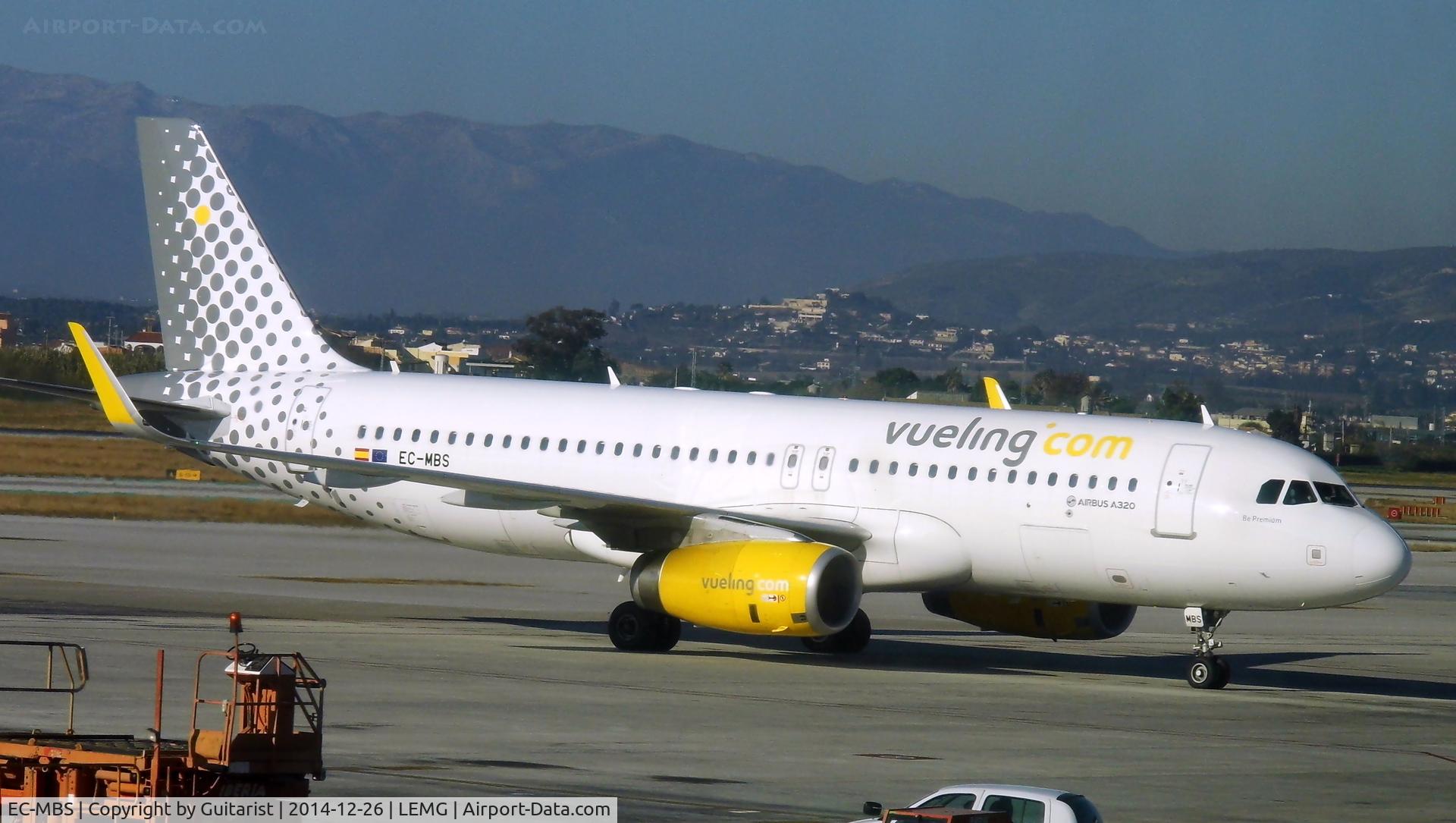 EC-MBS, 2014 Airbus A320-232 C/N 6123, Malaga arrival