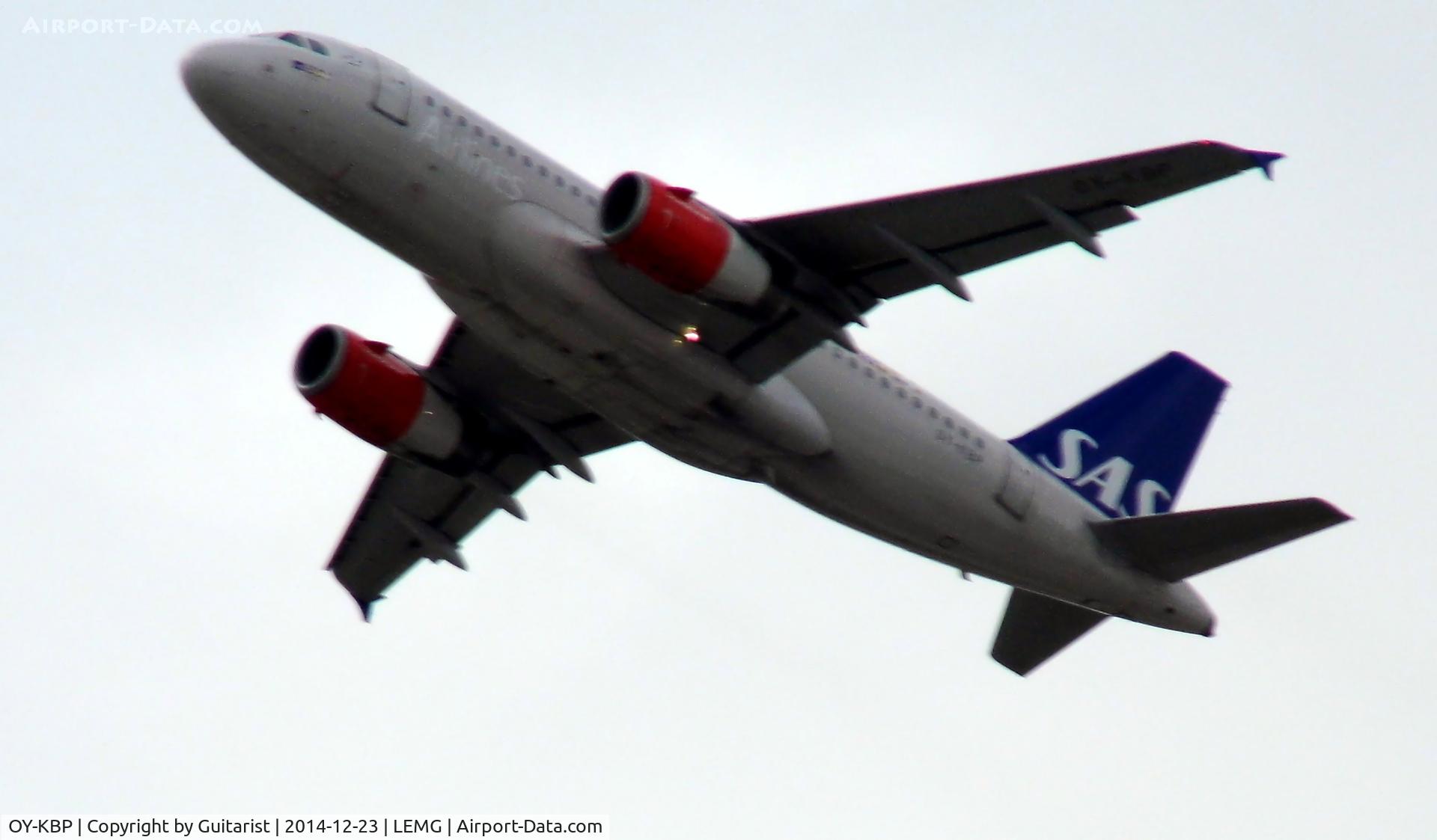OY-KBP, 2006 Airbus A319-132 C/N 2888, Malaga departure
