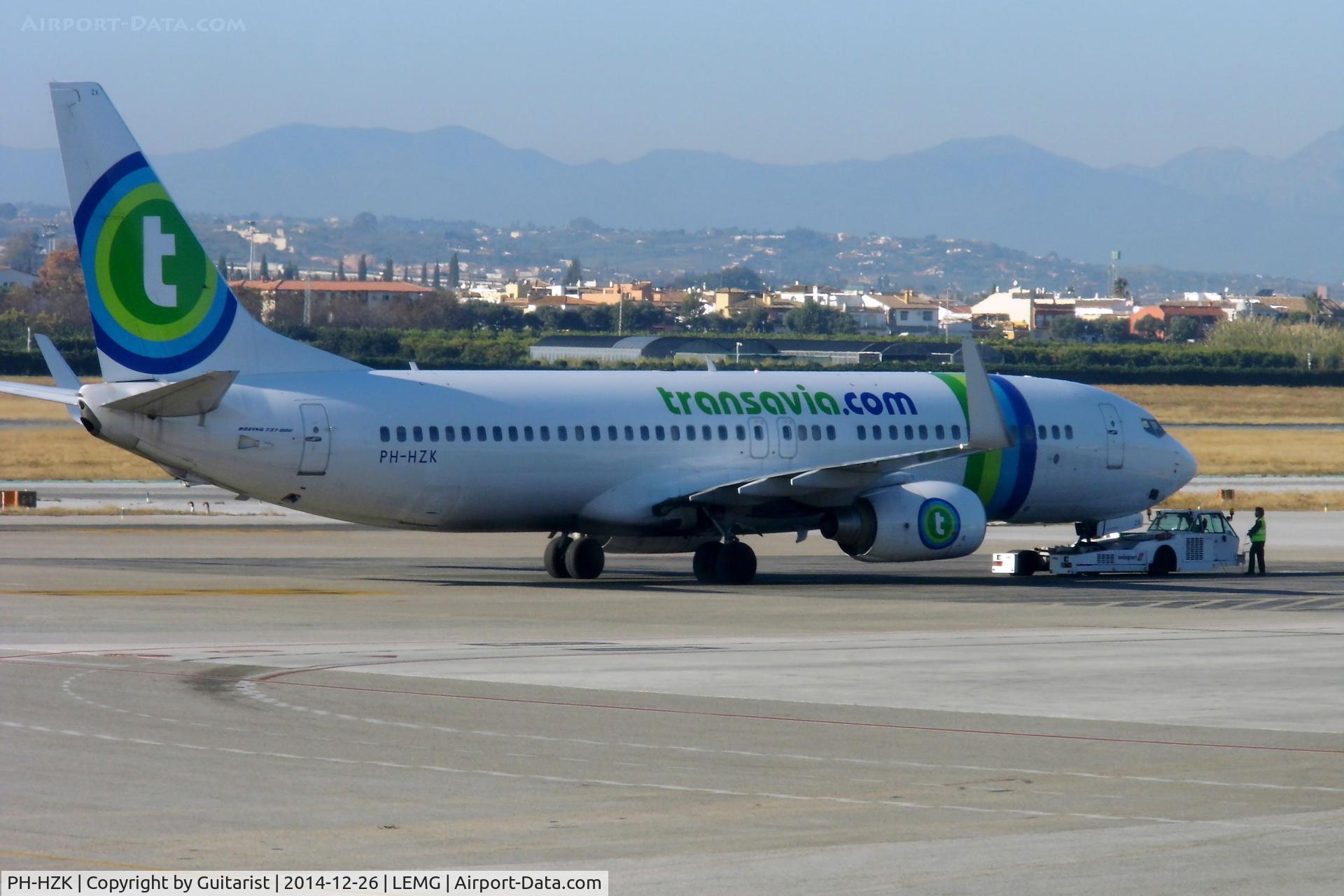 PH-HZK, 2000 Boeing 737-8K2 C/N 30390, Malaga departure