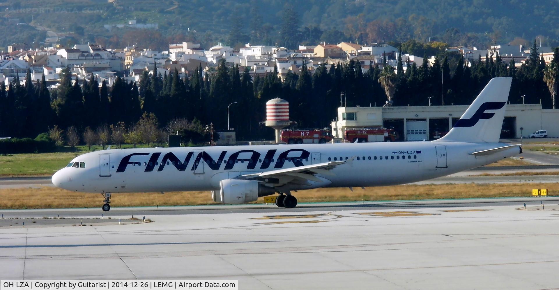 OH-LZA, 1999 Airbus A321-211 C/N 0941, Malaga departure
