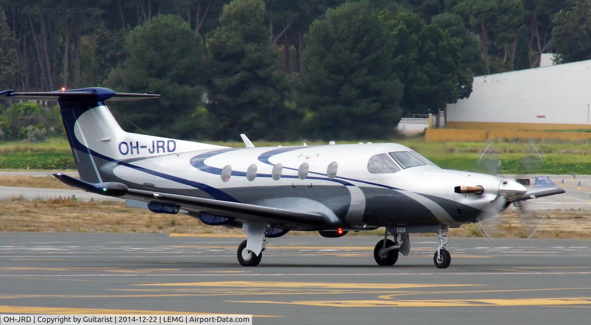 OH-JRD, 2008 Pilatus PC-12/47E C/N 1024, On the GA at Malaga