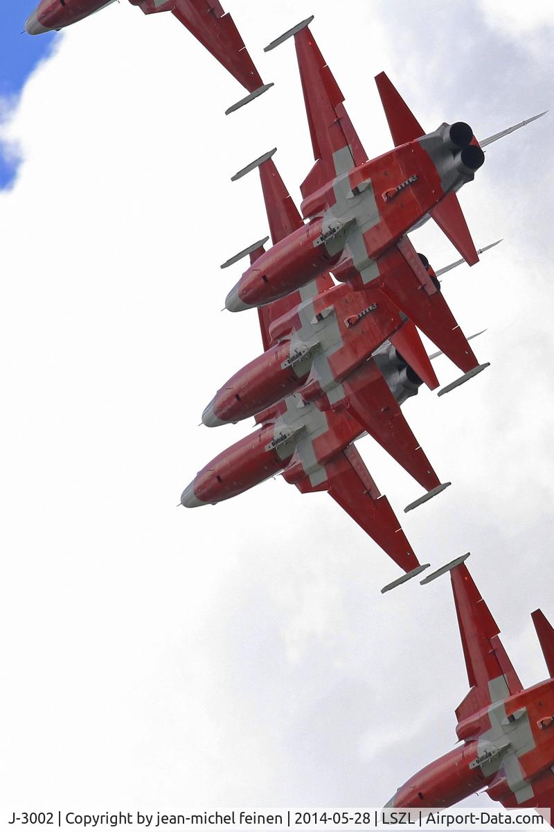J-3002, Northrop F-5E Tiger II C/N L.1002, Locarno Airshow 2014