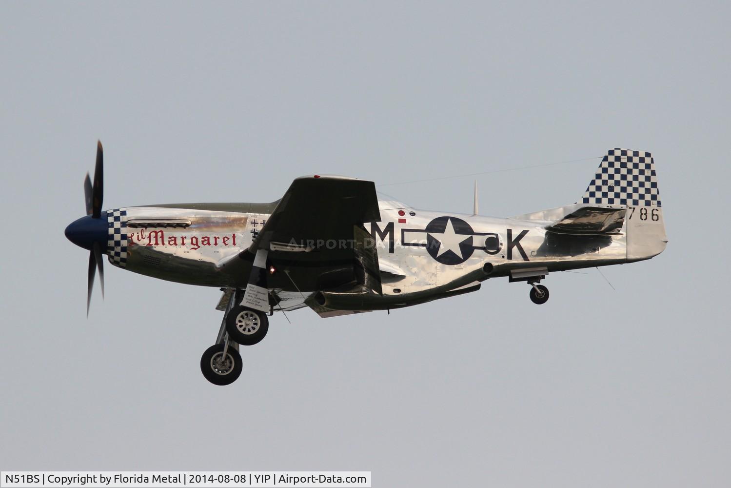 N51BS, 1958 North American P-51D Mustang C/N 44-73822, Lil Margaret