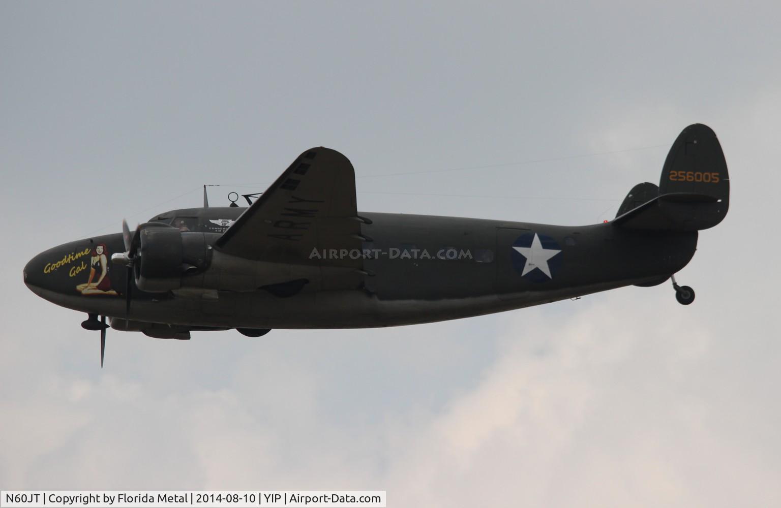 N60JT, 1943 Lockheed C-60A Lodestar C/N 2478, Goodtime Gal C-60