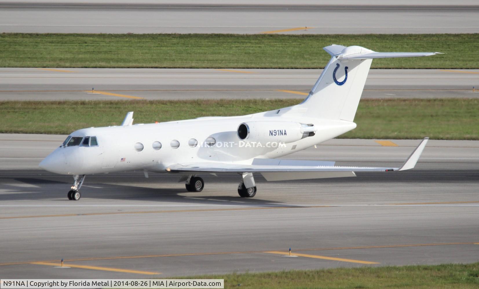 N91NA, 1977 Grumman G-1159B Gulfstream II-B C/N 198, Gulfstream II Indianapolis Colts