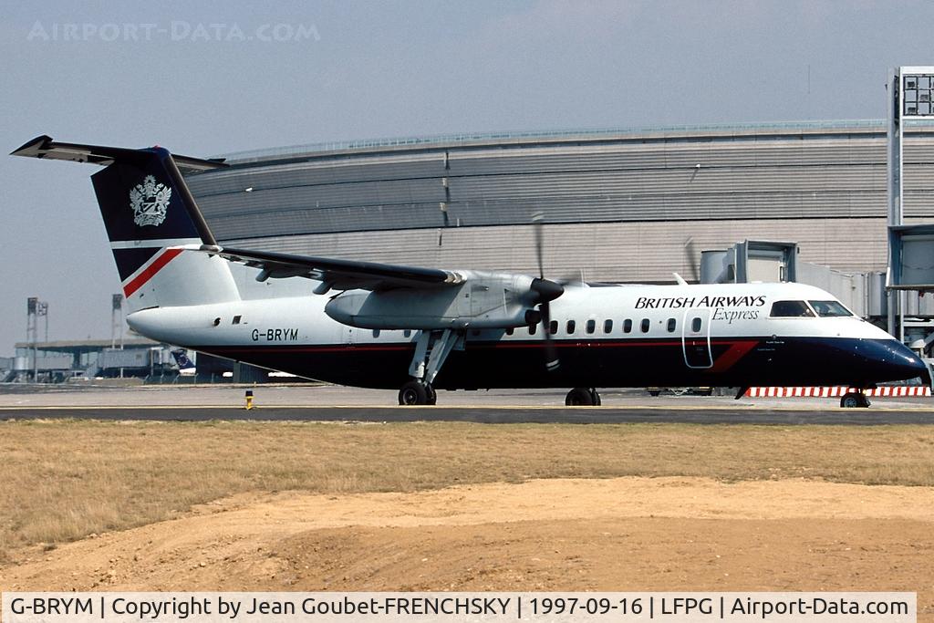 G-BRYM, 1991 De Havilland Canada DHC-8-311 Dash 8 C/N 305, Brymon Airways at CDG T1