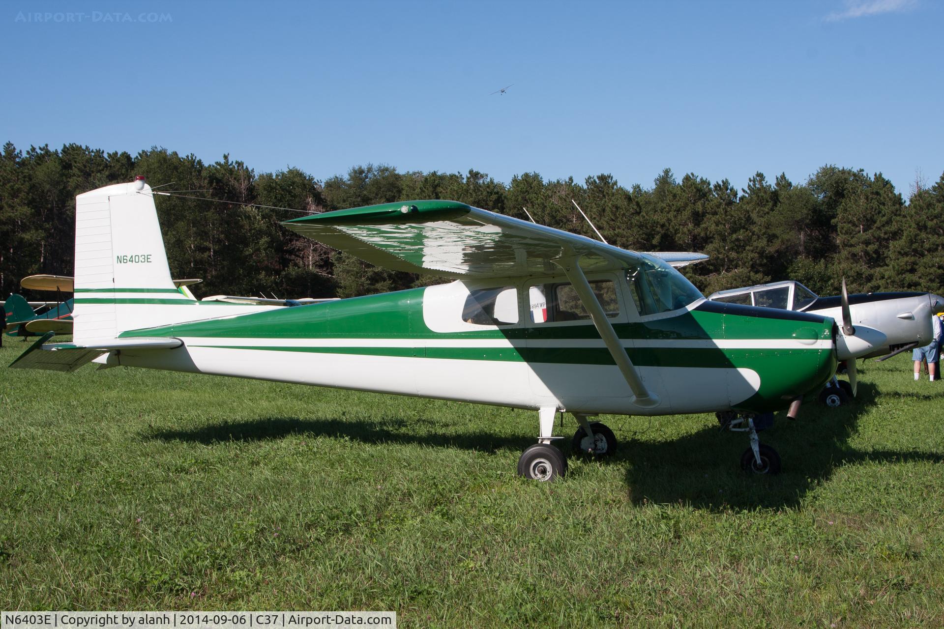 N6403E, 1959 Cessna 172 C/N 46503, parked at Brodhead