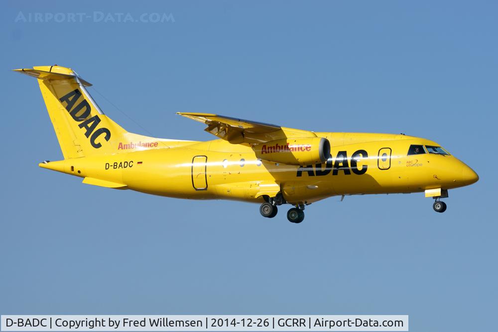 D-BADC, 2003 Dornier Do328JET C/N 3216, ADAC ambulance aircraft