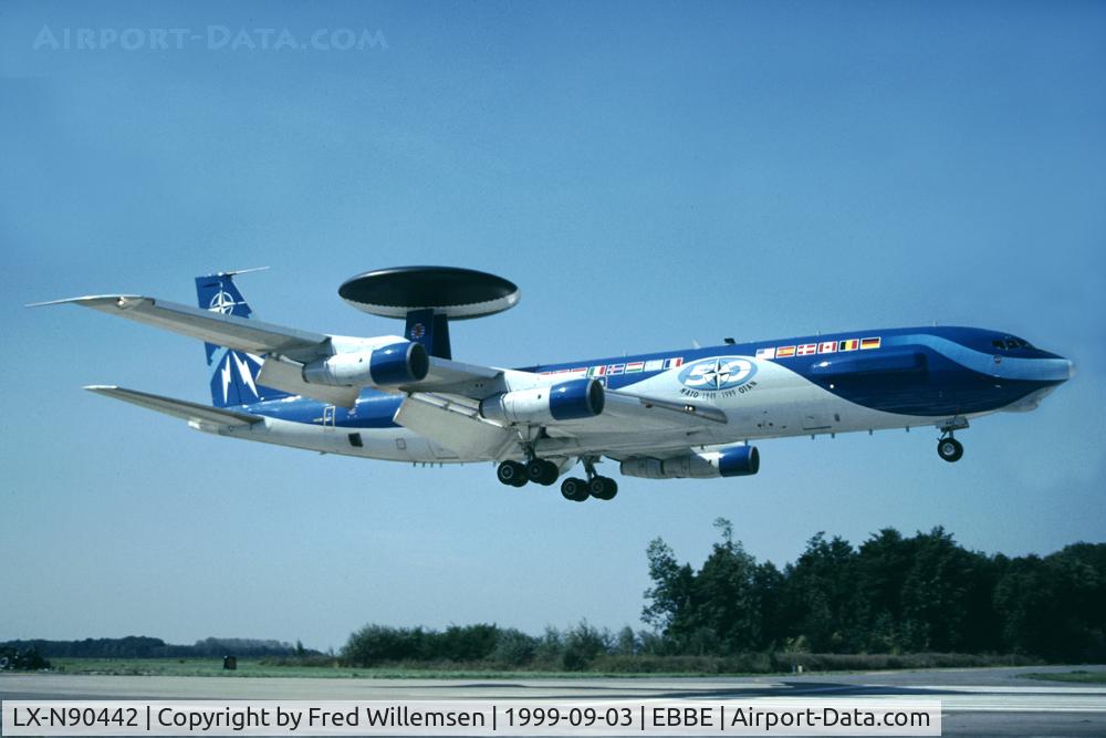LX-N90442, 1981 Boeing E-3A Sentry C/N 22855, 50 th anniversary of NATO colours