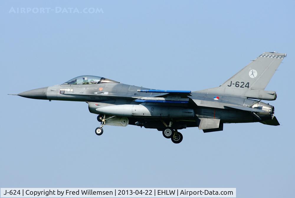J-624, Fokker F-16A Fighting Falcon C/N 6D-56, F-16AM
