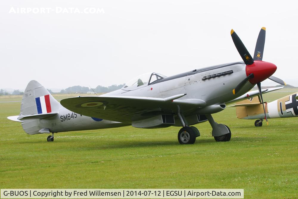 G-BUOS, 1945 Supermarine 394 Spitfire FR.XVIIIe C/N 6S/672224, 