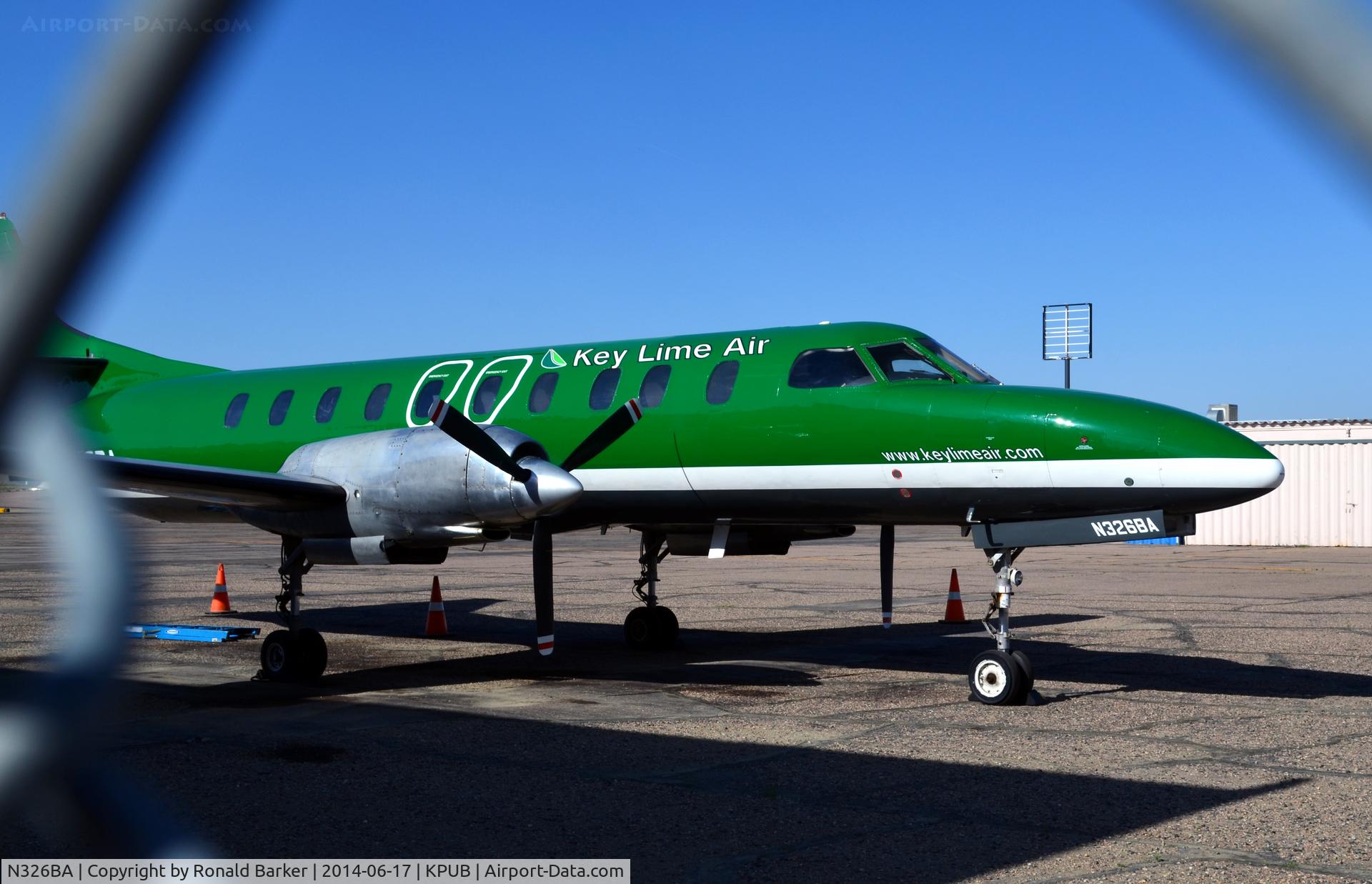 N326BA, 1978 Swearingen SA-226TC Metro II C/N TC-269, Pueblo