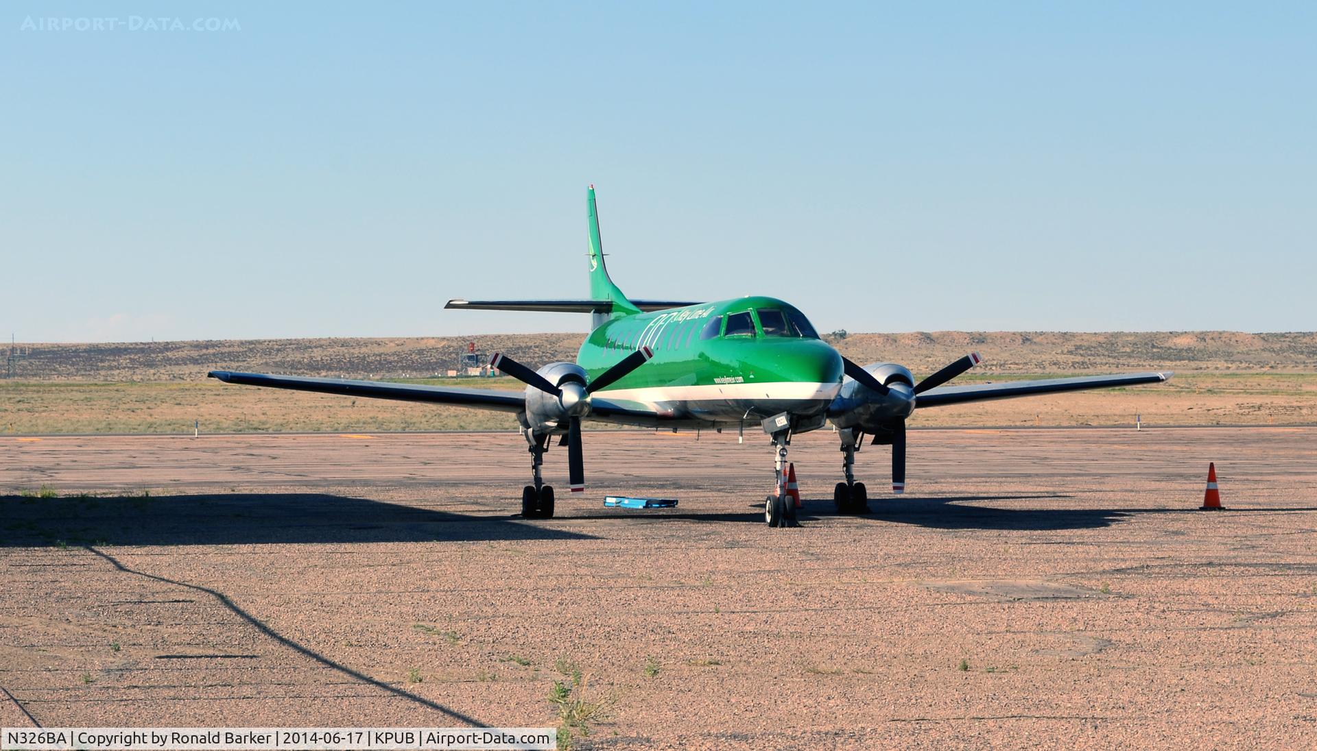 N326BA, 1978 Swearingen SA-226TC Metro II C/N TC-269, Pueblo