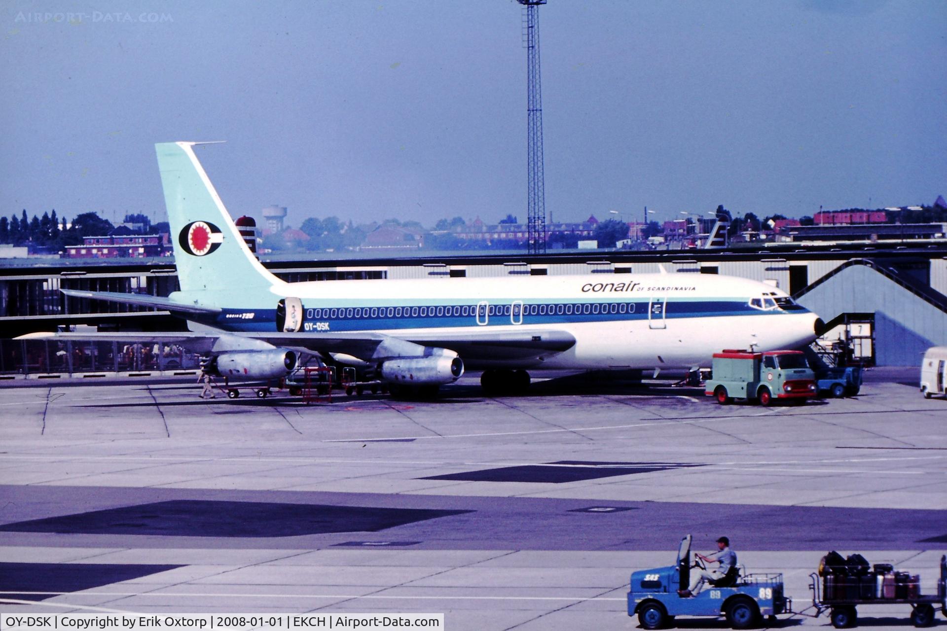 OY-DSK, 1961 Boeing 720-025 C/N 18157, OY-DSK in CPH