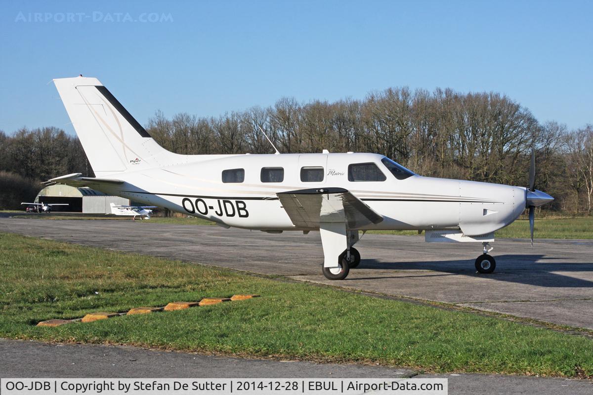 OO-JDB, 2009 Piper PA-46R-350T Malibu Matrix C/N 4692123, Parked @ Aeroclub Brugge.