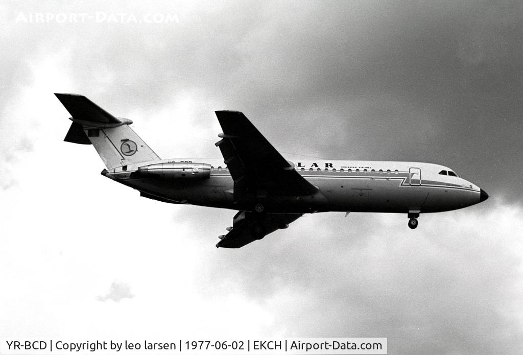 YR-BCD, 1970 BAC 111-424EU One-Eleven C/N BAC.159, Copenhagen 2.6.77