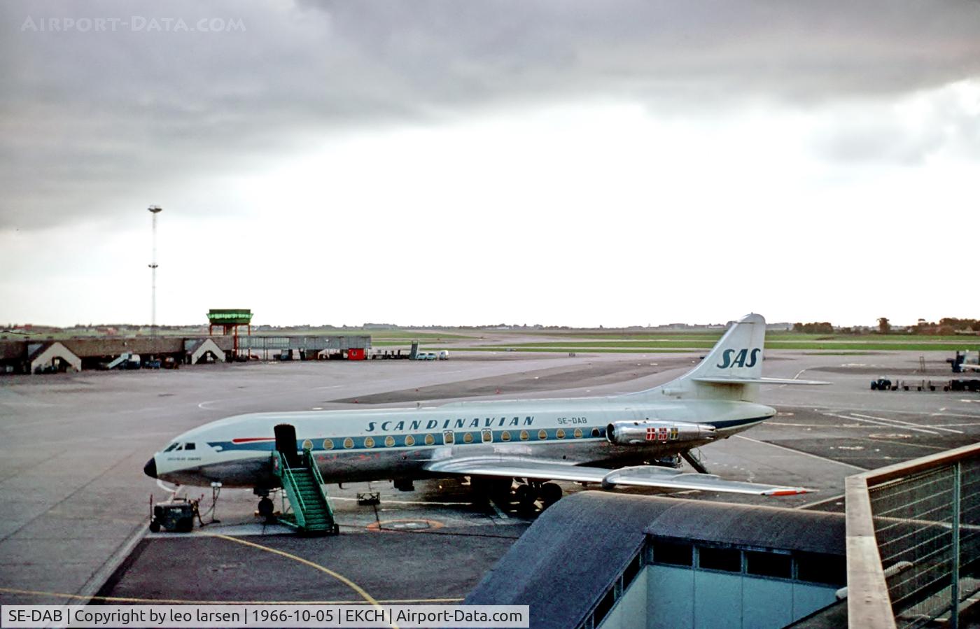 SE-DAB, 1959 Sud Aviation SE-210 Caravelle III C/N 011, Copenhagen 5.10.66
