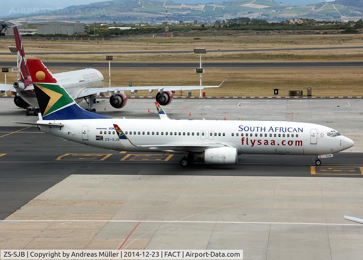ZS-SJB, 2000 Boeing 737-8S3 WL C/N 29249, South African Boeing 737-800
